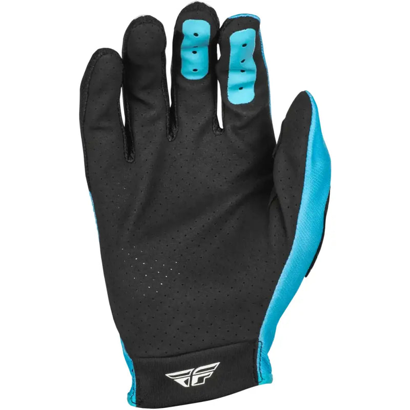 Lite Gloves Blue/White/Black Md - FLY RACING