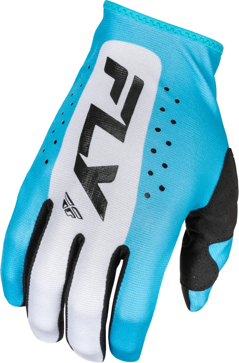 Lite Gloves Blue/White/Black 3x - FLY RACING