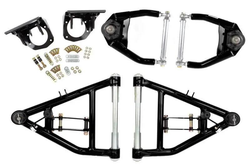 Black UMI Performance C10 CornerMax A-Arm kit with powder-coated arms