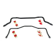 Black sway bar kit for UMI Performance 93-02 GM F-Body front and rear suspension