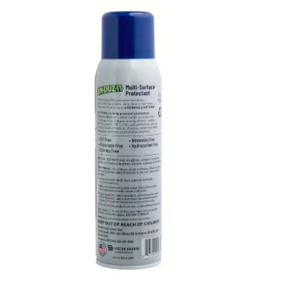 Blue-topped Unduzit 126881 multi-surface protectant spray with eco-friendly formula for RV parts & accessories