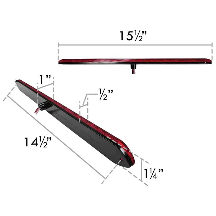 Uni-Bond Lighting LLB1015S-11R - Red