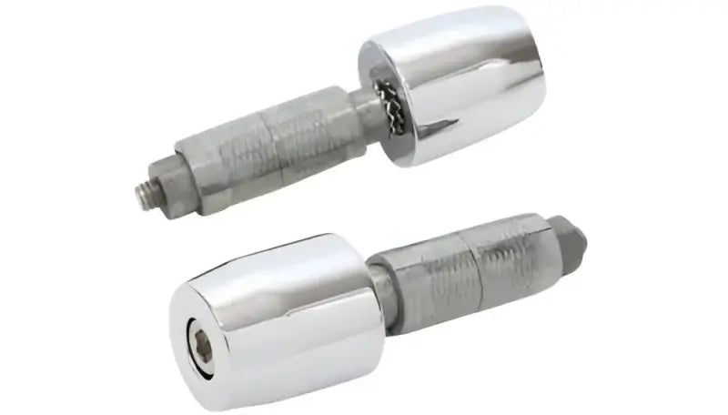 HIGHSIDER Universal Bar Ends Chrome Pair for Powersports