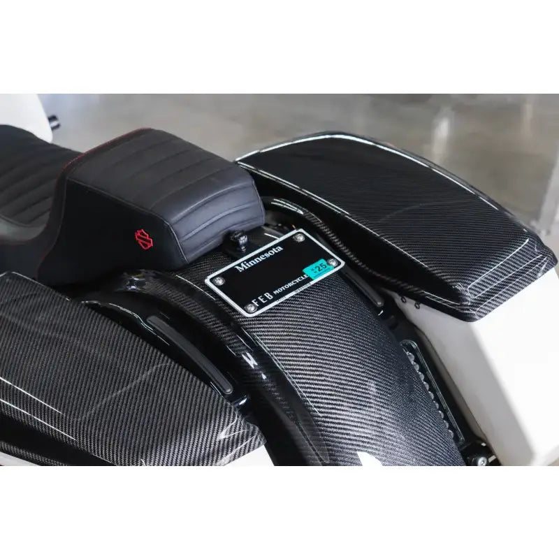 Laydown License Plate Mount Black