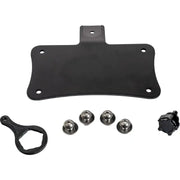 Laydown License Plate Mount Black