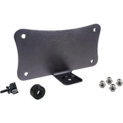 Upright License Plate Mount Black - HOFMANN DESIGNS