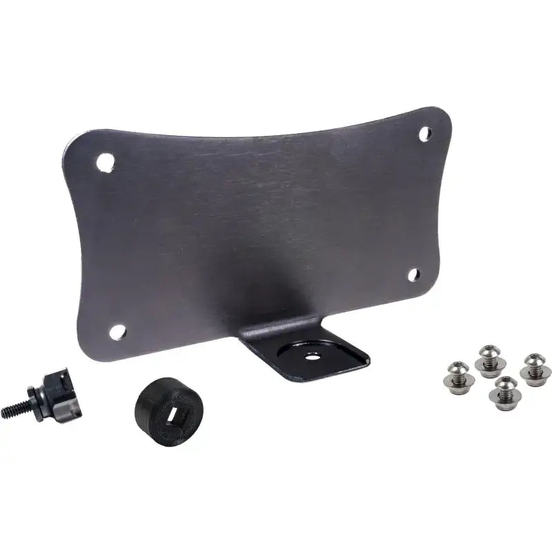 Upright License Plate Mount Black - HOFMANN DESIGNS
