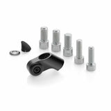 Universal Mirror Adapter Side Mount Black Ea - Powersports