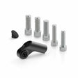 Universal Mirror Adapter Side Mount Black Ea - Powersports