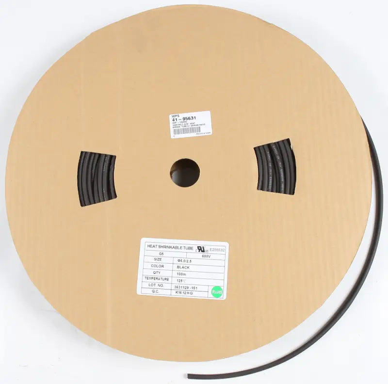UP-12264 100m Roll 3/16" Heat Shrink Tube 