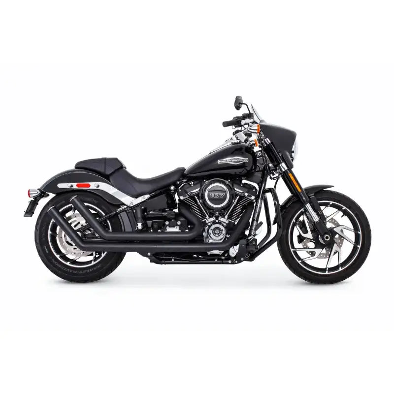 Upsweep W/Star End Cap Black M8 Softail 