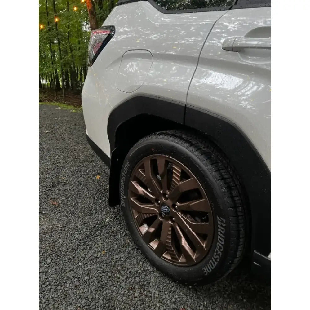 Rally Armor 2025 Subaru Forester Black UR Mud Flap w/Grey Logo - Rally Armor