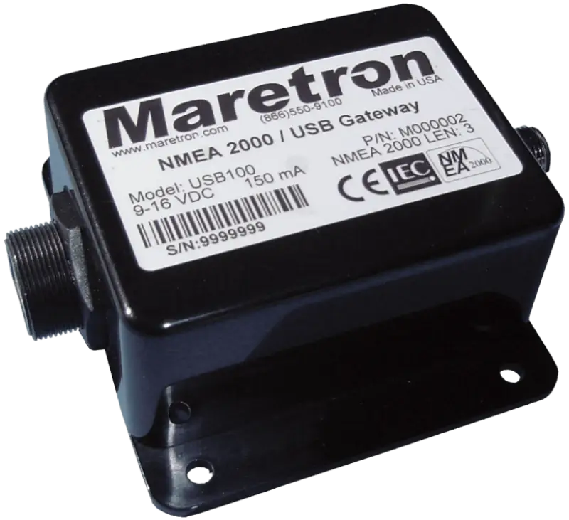 USB100-01 Maretron Gateway Nmea 2000/Usb for seamless connection of NMEA 2000 networks to computer via USB, enabling real-time monitoring and analysis, perfect for marine electronics, RV, Automotive, Powersports, off-road, marine, exterior, truck accessories, interior, truck bed, rv parts, Marine, AVADA - Best Sellers, Must Haves