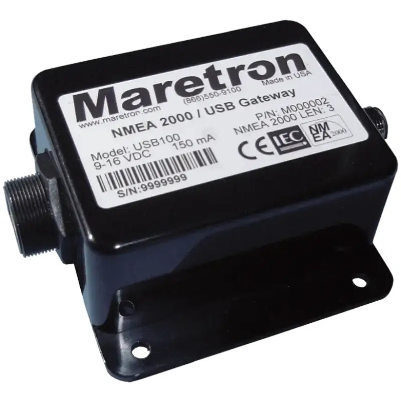USB100-01 Maretron Gateway Nmea 2000/Usb for seamless connection of NMEA 2000 networks to computer via USB, enabling real-time monitoring and analysis, perfect for marine electronics, RV, Automotive, Powersports, off-road, marine, exterior, truck accessories, interior, truck bed, rv parts, Marine, AVADA - Best Sellers, Must Haves