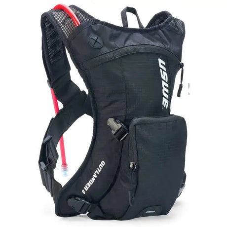 Black USWE Outlander Hydration Pack 3L for outdoor adventures and hydration