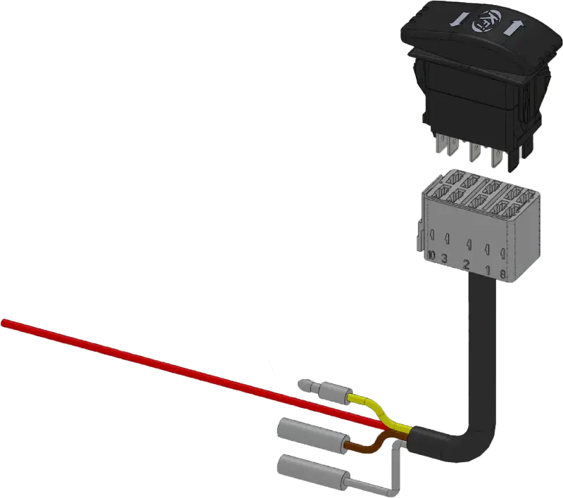 V Plow Dash Control Rocker - KFI