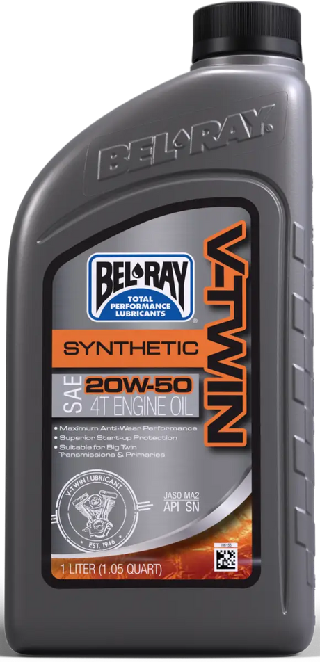 V Twin Synthetic 20w 50 1l - BEL-RAY