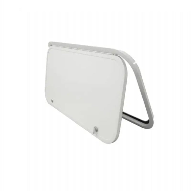 White rectangular RV window with silver frame v000362908 Lippert rv parts & accessories