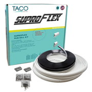 V11-9960WCM60-2 Taco Metals Supro-Flex Rub Rail Kit in white with flare, high-quality durability and style for boat protection. Marine,AVADA - Best Sellers,Must Haves