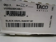 V12-0303BKA50-1 Taco Metals Flexible Rub Rail Insert Kit Black - Boat