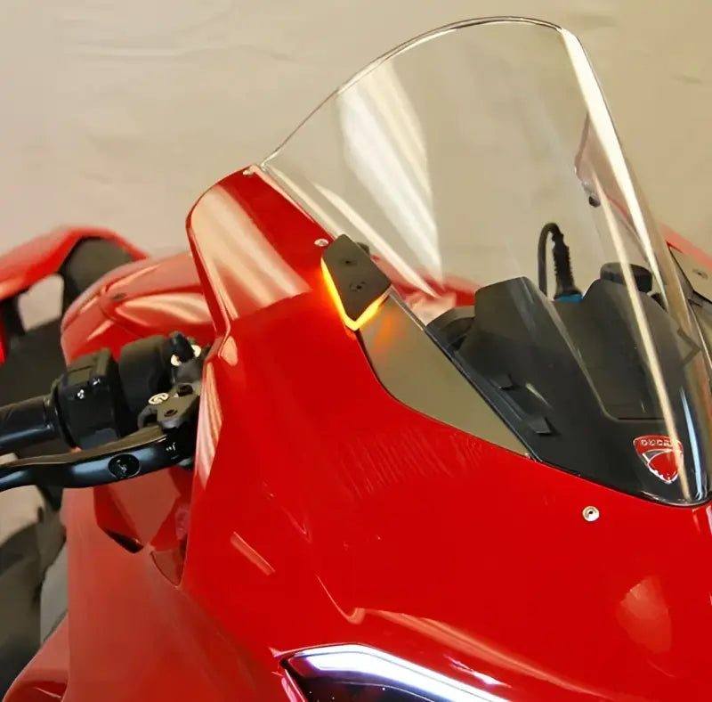 V2-MBO Mirror Block Off Turn Signals Duc