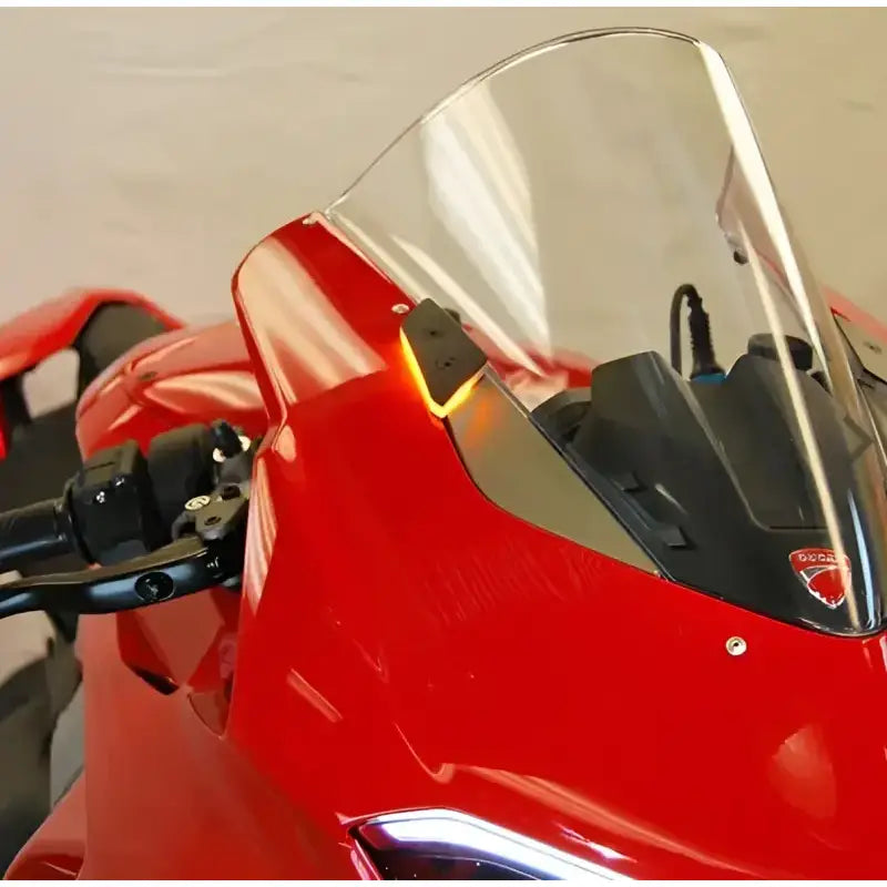 V2-MBO Mirror Block Off Turn Signals Duc