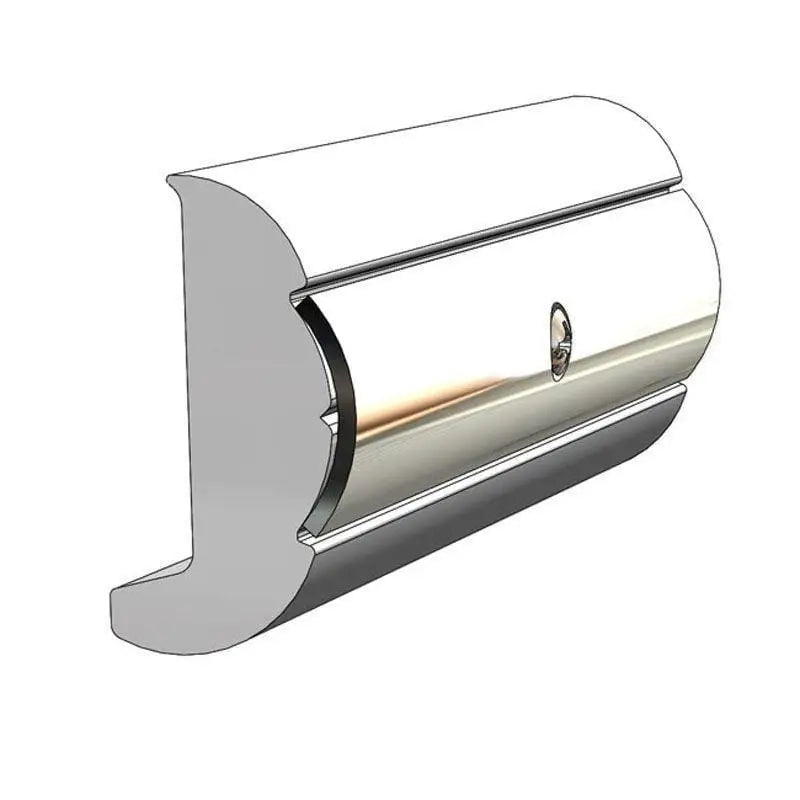 V21-9502WHC20DV05 Taco Metals Rigid Rub Rail Frosty White 20 - Boat