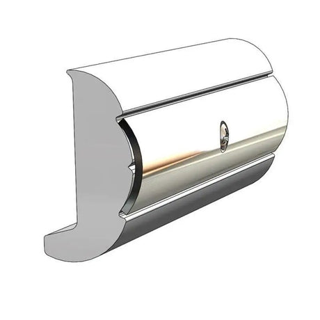 V21-9502WHC20DV05 Taco Metals Rigid Rub Rail Frosty White 20 - Boat