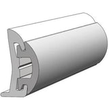 V21-9678BKA20D Taco Metals Rigid Rub Rail Black 20 - Boat