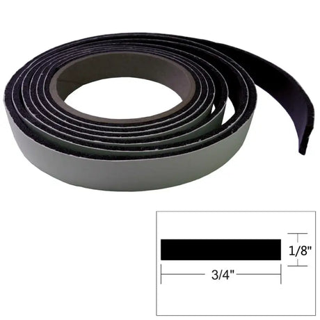 Roll of adhesive-backed rubber seal for taco metals rubber seal kit V30-0744B8-2