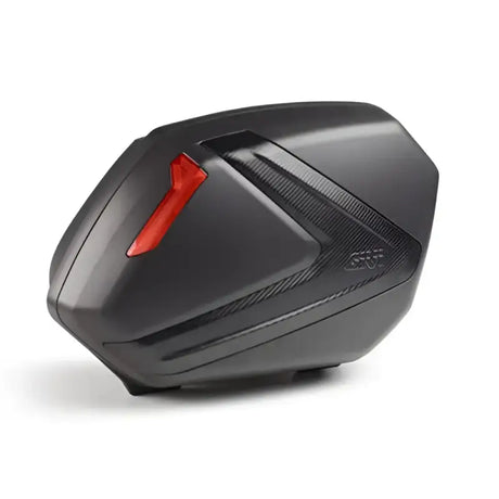 V37 Side Cases 37l Pair Black Red Lens - Powersports