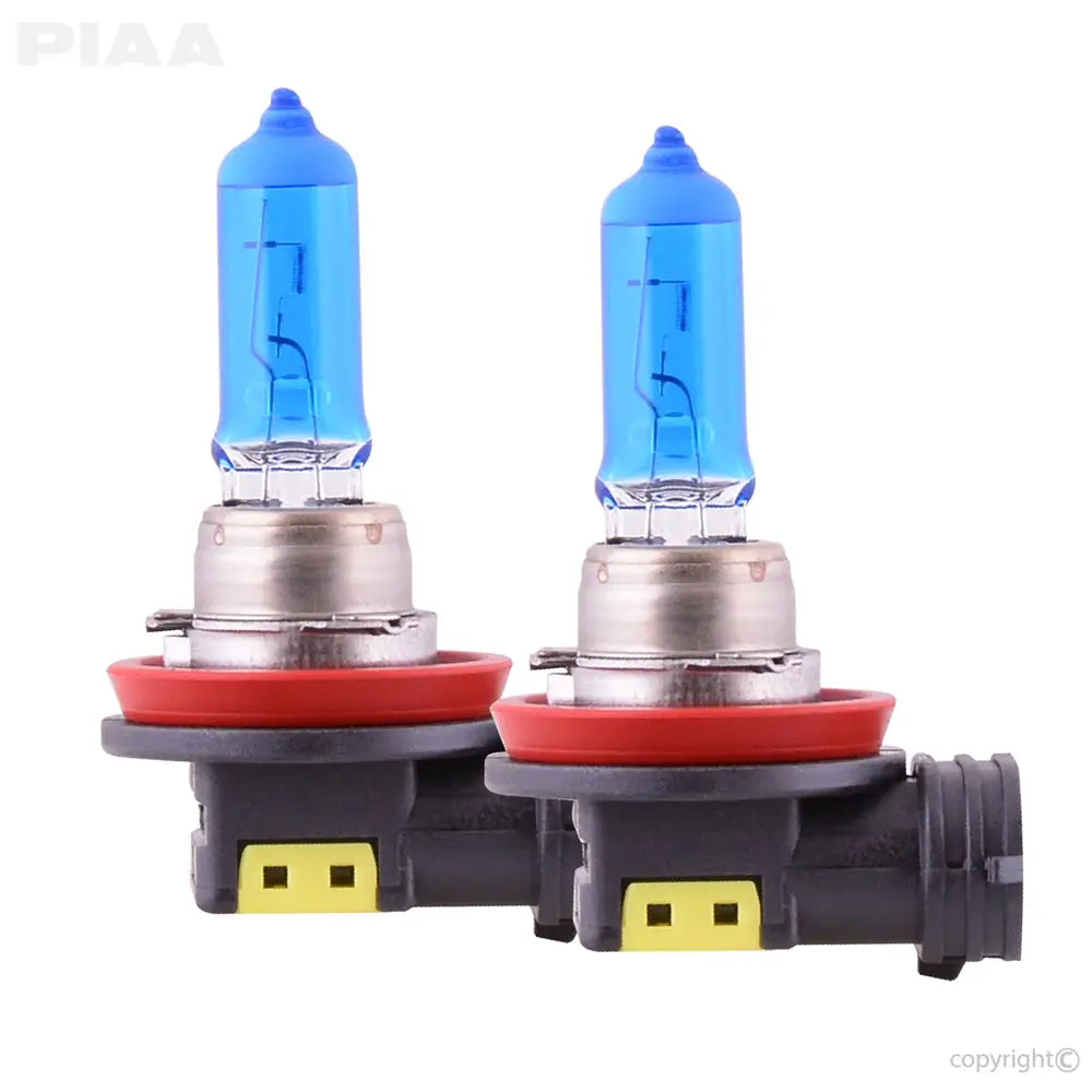 Valeo Heat Resistant Quartz Glass Headlight Bulb 25-10608 - Piaa Hyper Arros 5000K 5000K H8 X2