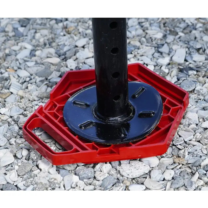 RV & Auto Parts : Valterra A10-0925 StayPut RV Trailer Jack Stand Pad, Red, Set of 4