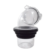 Valterra LLC No Clamps Required Sewer Hose Connector F02-3112CLBK - Ezcoupler 90 Bayonet BK