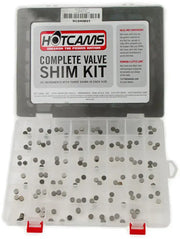 HOT CAMS Valve Shim Kit 141pc Hon/Kaw/Suz/Yam