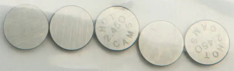 Valve Shims 9.48x2.45mm 5/Pk - Powersports