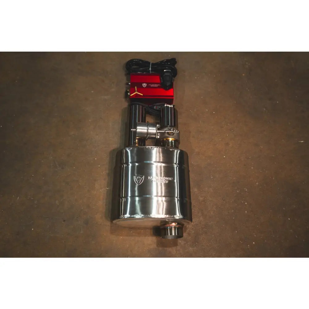 Valvetronic Universal Fit Exhaust Muffler UVM.63MM.Dualout.X1 - Valved Kit 63MM Dualout X1