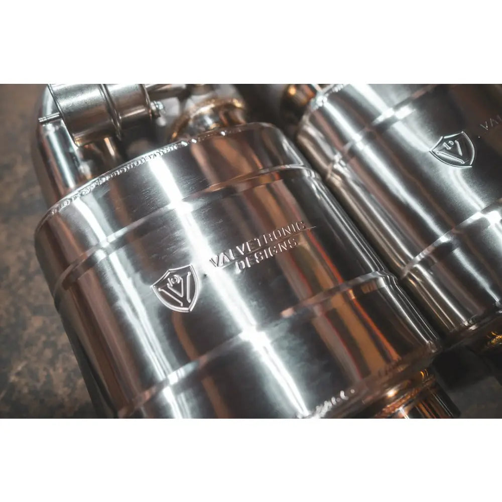 Valvetronic Universal Fit For Many Applications Exhaust Muffler UVM.76MM.X2 - Valved Kit 3IN Dual