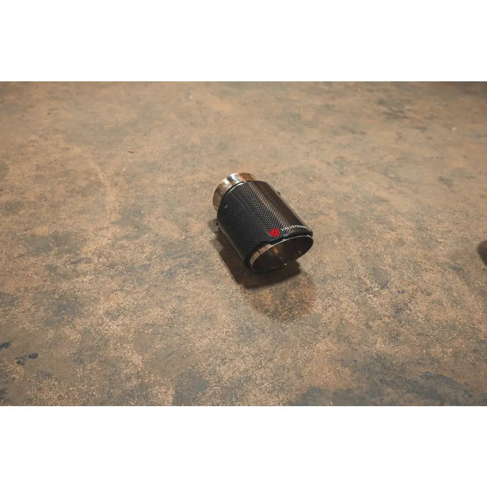 Valvetronic VTD.TIP.Slve.25.35.RC Exhaust Tail Pipe Tip - Carbon