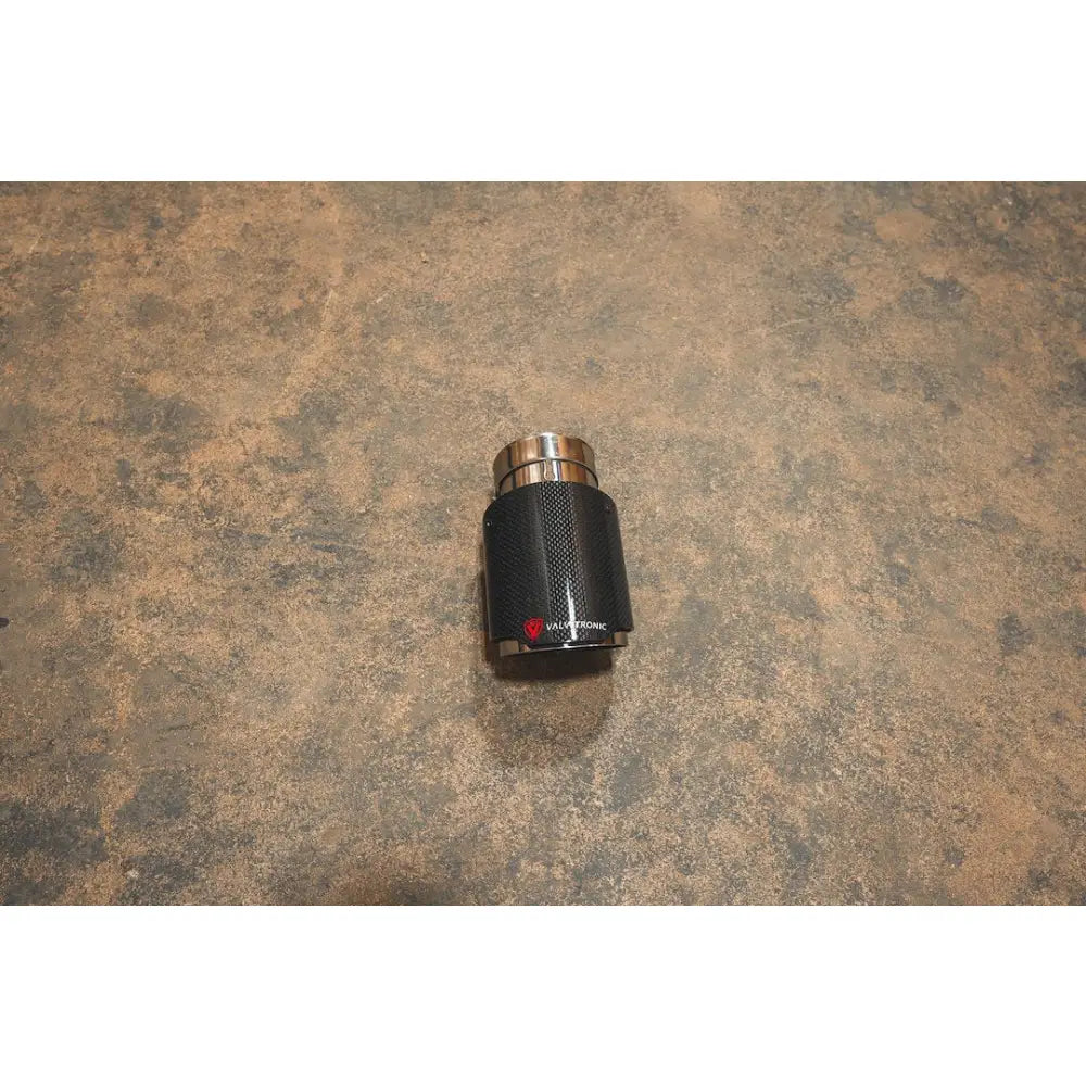 Valvetronic VTD.TIP.Slve.25.35.RC Exhaust Tail Pipe Tip - Carbon