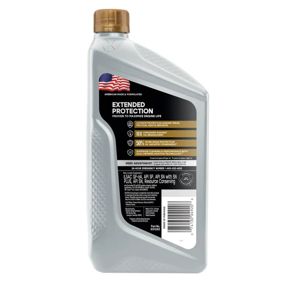 Valvoline 891680 Oil