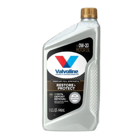 Valvoline 904536 Oil Restore full synthetic SAE 0W-20 Restore & Protect 1 qt bottle by Valvoline