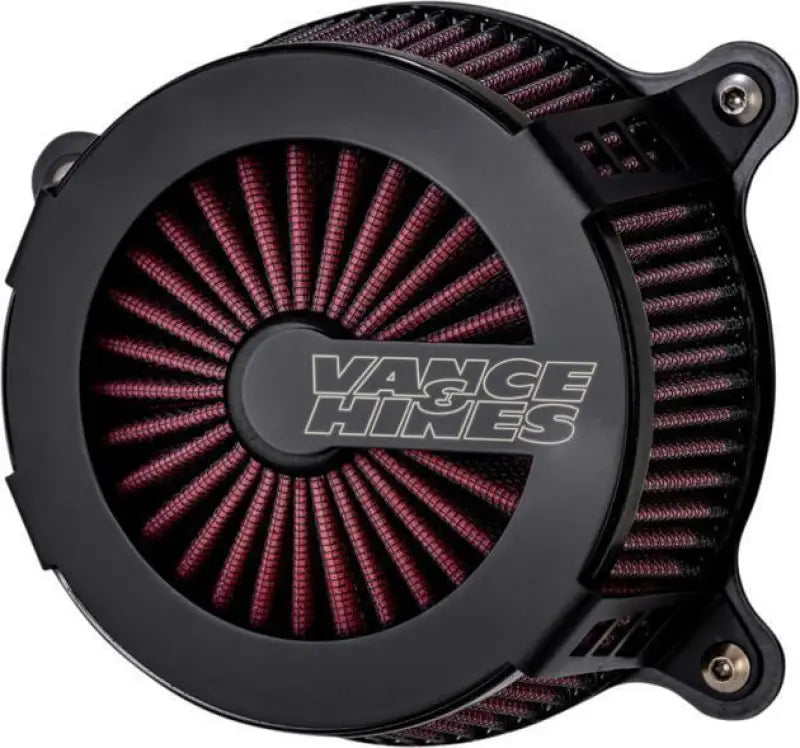 Black motorcycle air filter for Harley Davidson Road King Vance and Hines VO2 Blade air intake