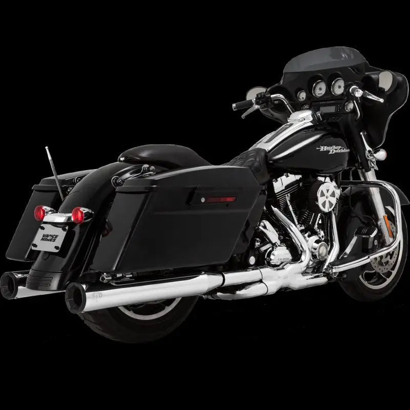 Vance and Hines 16714 Vance & Hines HD Dresser 17-22 Eliminator 400 Chrome Slip-On Exhaust - 16714