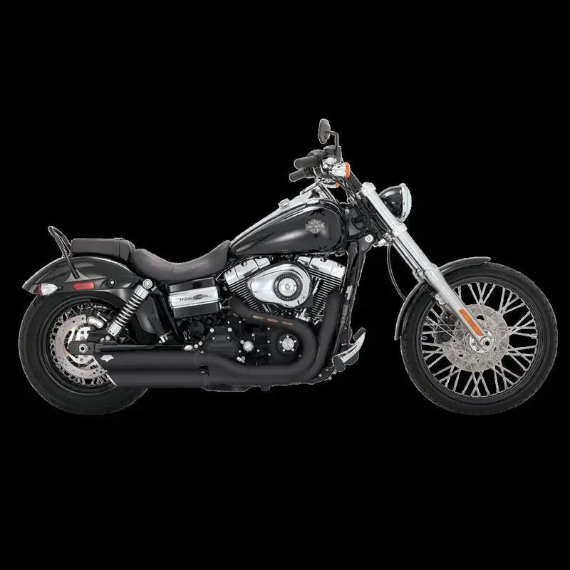 Vance and Hines 3-In Twin Slash Slip-Ons Blk - Truck & Automotive
