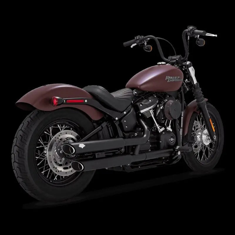Vance and Hines 3 Twin Slash Slip-Ons Pcx Blk - Truck & Automotive