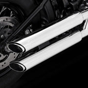 Vance and Hines 3 Twin Slash Slip-Ons Pcx Chr - Truck & Automotive