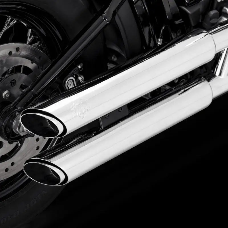 Vance and Hines 3 Twin Slash Slip-Ons Pcx Chr - Truck & Automotive