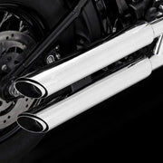 Vance and Hines 3 Twin Slash Slip-Ons Pcx Chr - Truck & Automotive