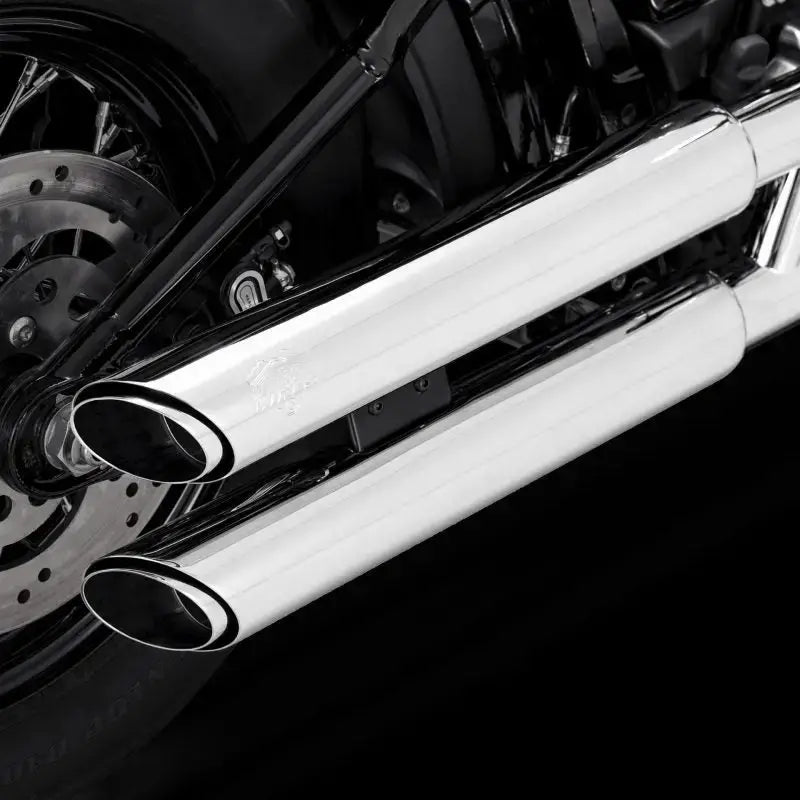 Vance and Hines 3 Twin Slash Slip-Ons Pcx Chr - Truck & Automotive